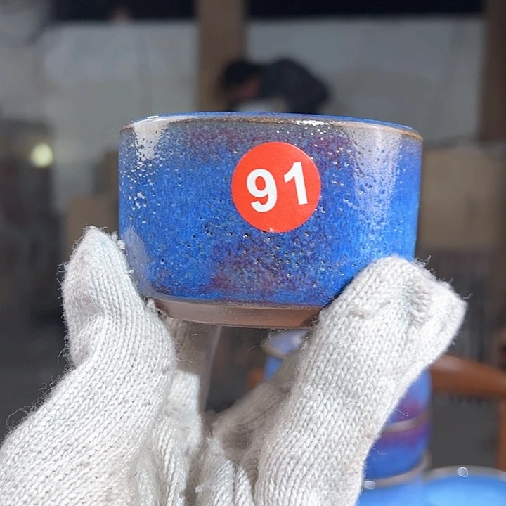 杯原矿釉手工制作钧瓷杯子
