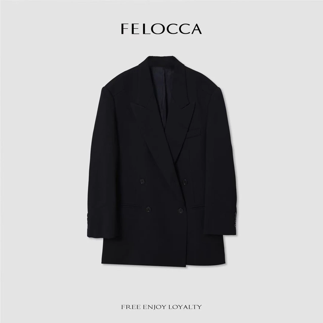 NO退NO换【FELOCCA】法式休闲西装外套女高级感西装上衣NYN-4311