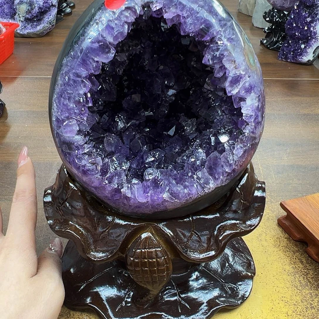 紫晶摆件未镶嵌晶体