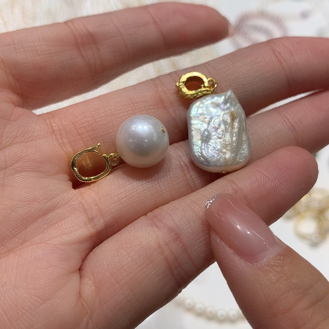 淡水珍珠未镶嵌2个yuqid发