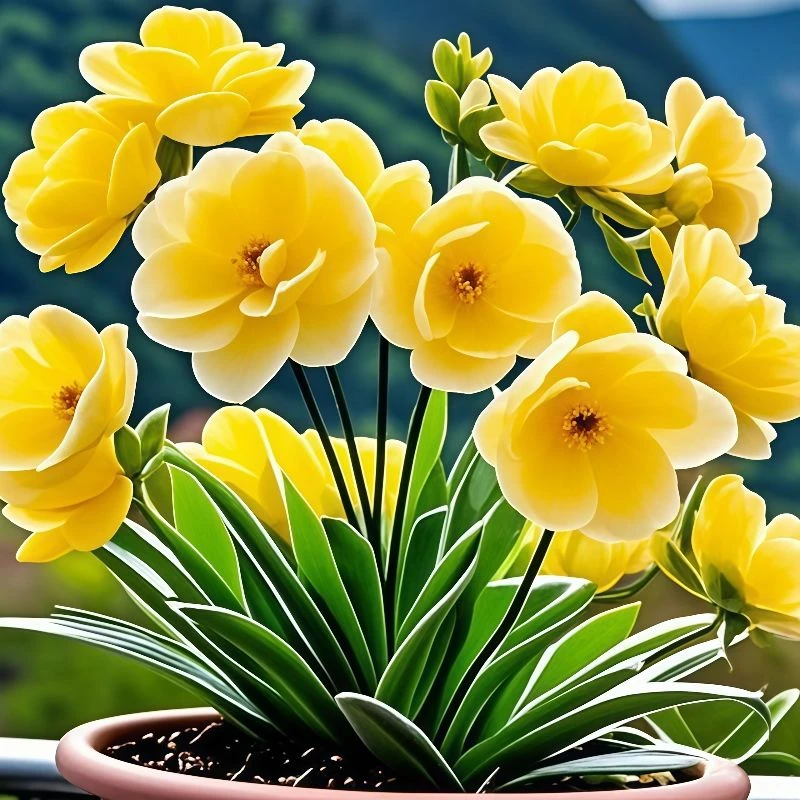 耐寒浓香懒人好养重瓣花瓣瓣花阳台室内四季开花庭院球根花卉盆栽