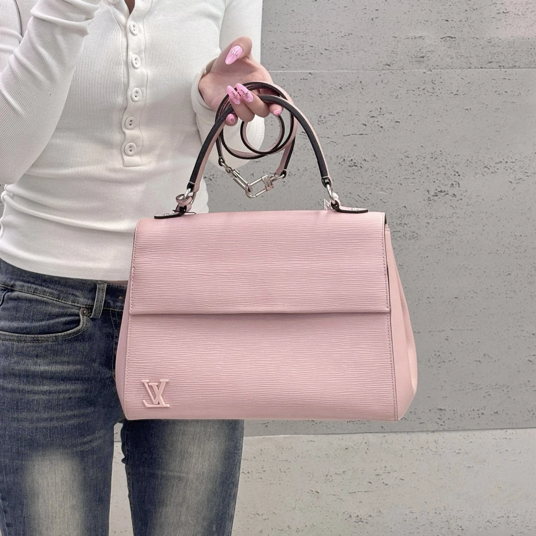 95新 LouisVuitton/路易威登 lv水波纹布鲁尼手提包（K）