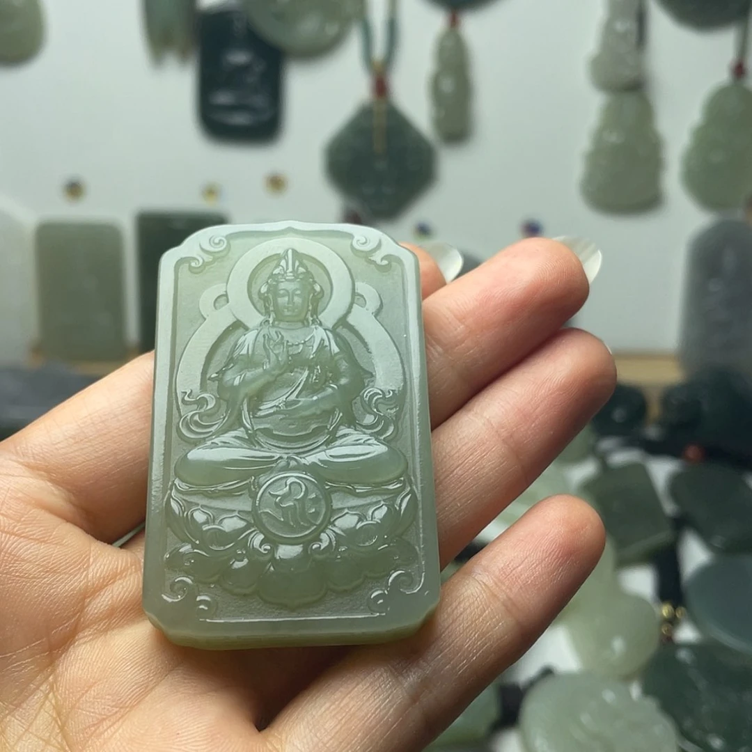 【闪购商品】和田玉未镶嵌颈饰黑*