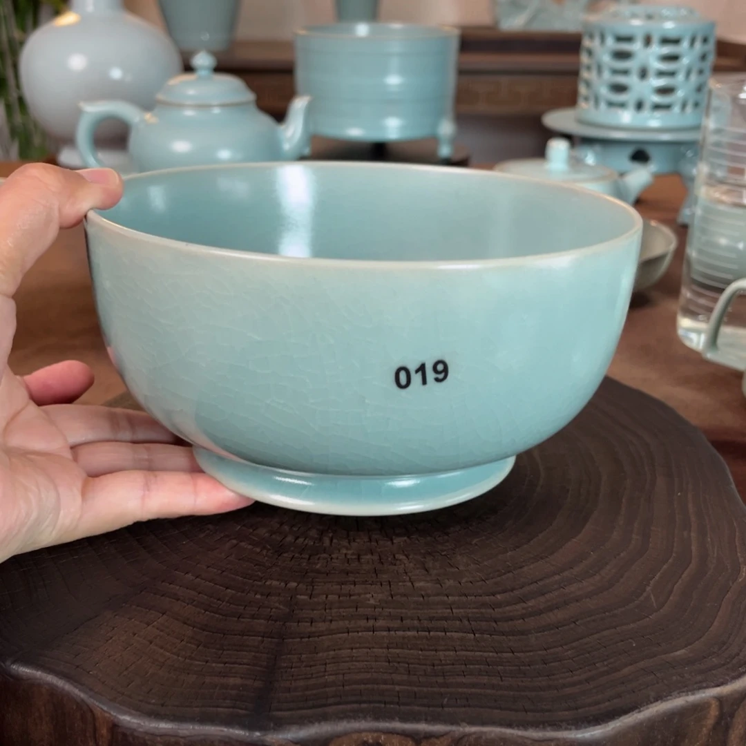 微瑕019原矿汝官窑作品