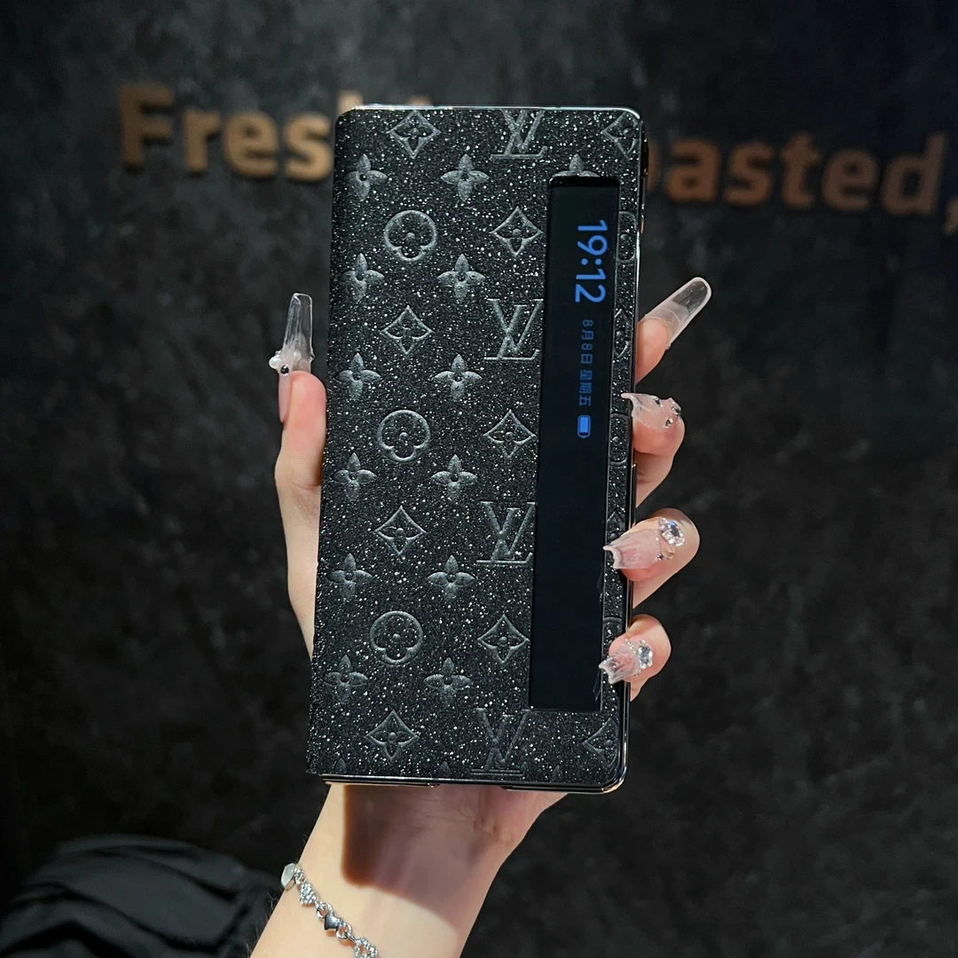 适用vivoxfold5手机壳新款腕带支架xfold5保护套折叠全包防摔视窗