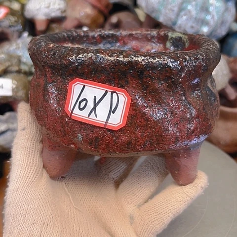 粗陶花盆手工花盆制作