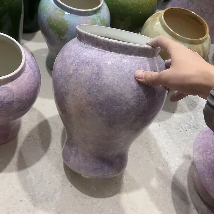 钧瓷手工艺品正品有孔孔