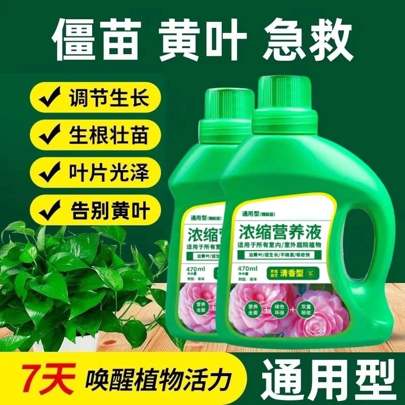 植物通用型营养液水培土培适用预防绿植黄叶掉叶