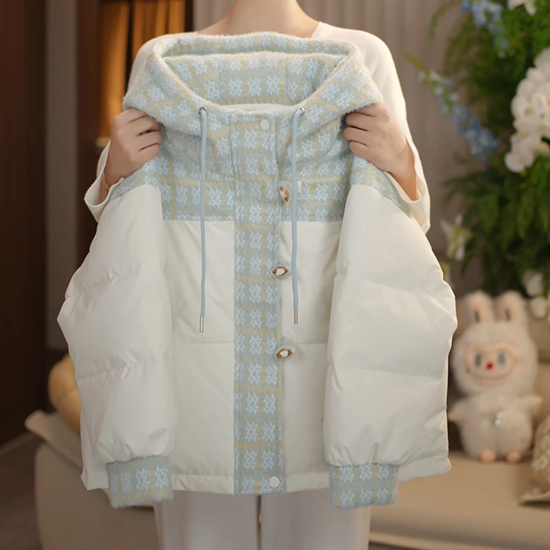 女童加厚棉服2025冬装新款儿童冬季女孩时尚棉衣MF-25213