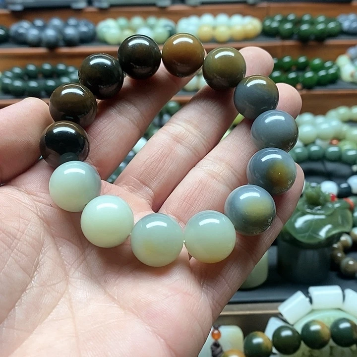 未镶嵌手串和田玉天***了