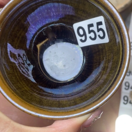 茶盏沐雨茶器柴烧主人杯