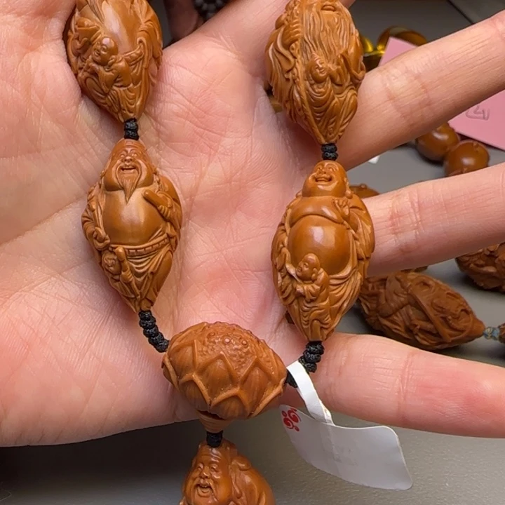 手串/手链橄榄核五福临门