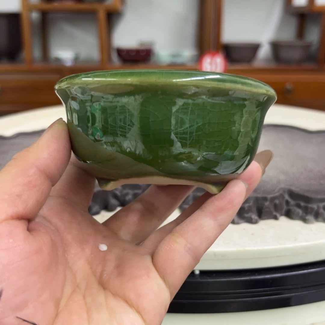 紫砂花盆瑕疵4.5-9。。。