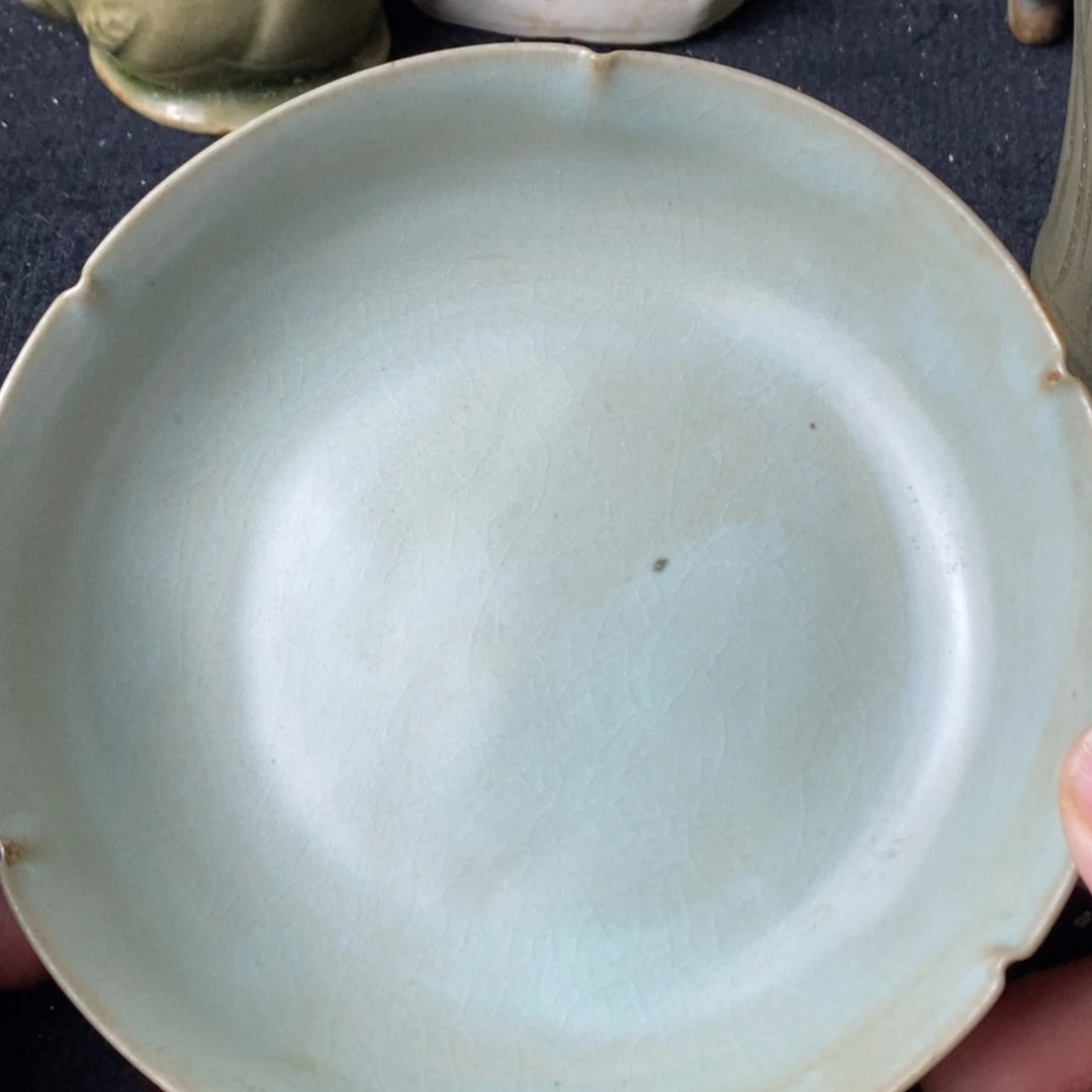 瓷宝丰清凉寺汝窑花口水洗