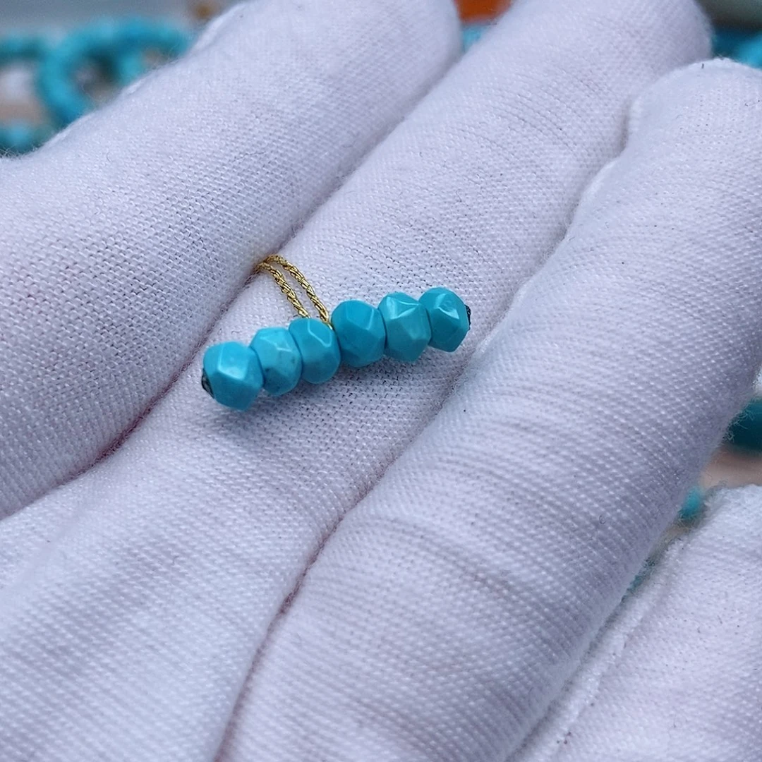 绿松石无相隔珠未镶嵌