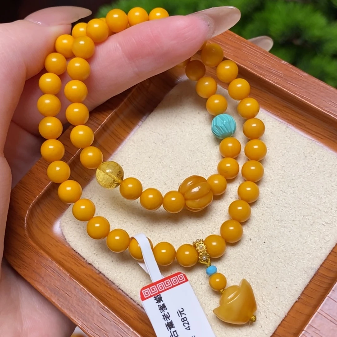 【闪购商品】未镶嵌蜜蜡手链手串