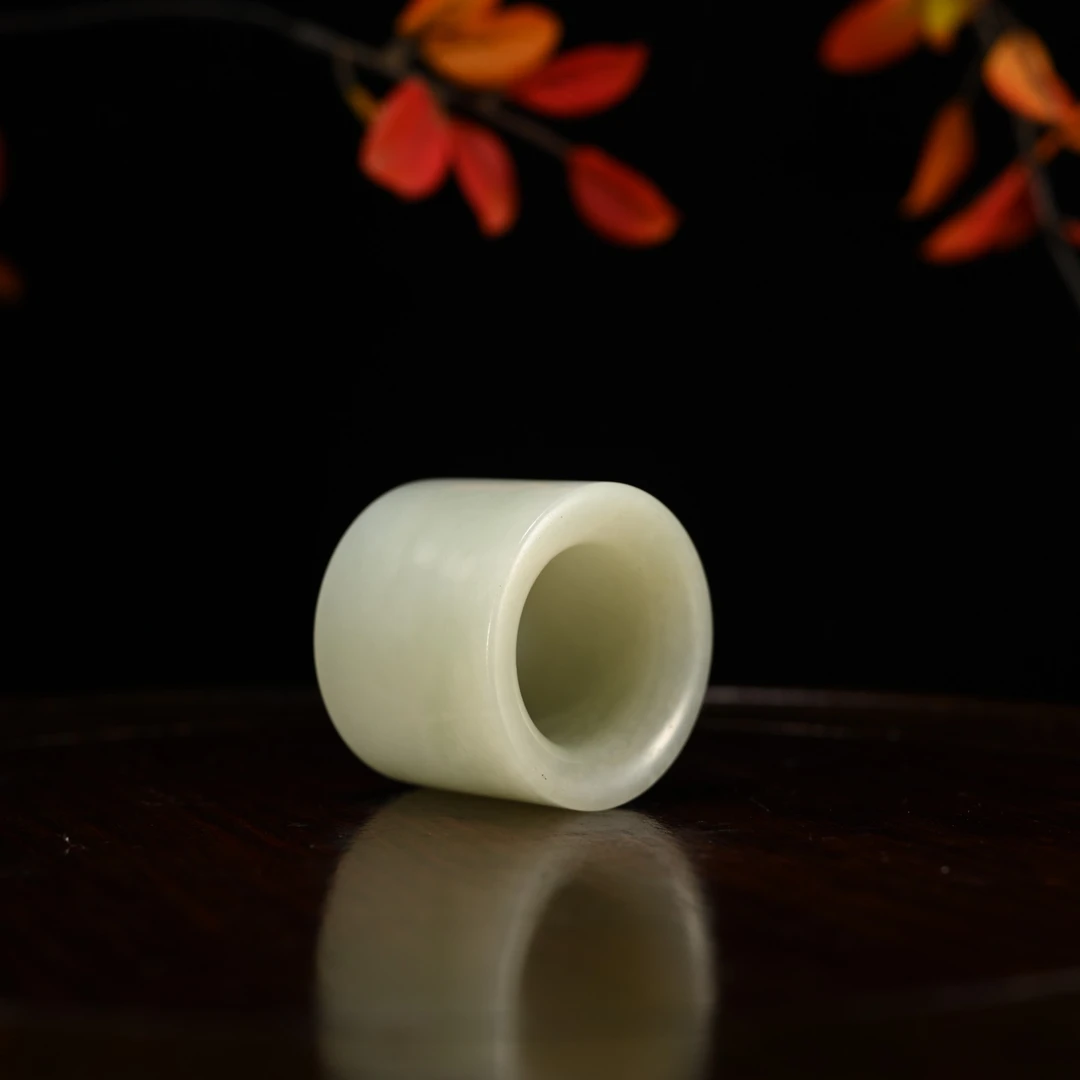 Lot8824 HP6810159和田玉扳指/杭拍