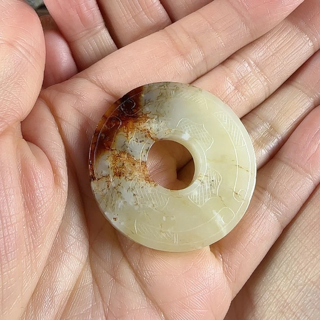 和田玉（糖玉）挂件未镶嵌一**伴