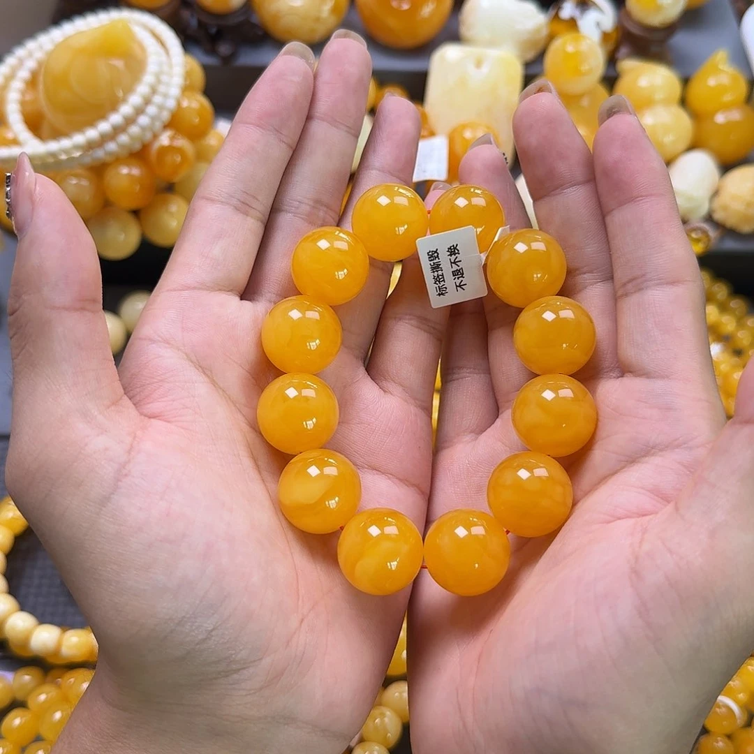 未镶嵌蜜蜡珠宝奇石同料20mm
