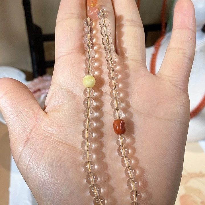 南红玛瑙手链合金
