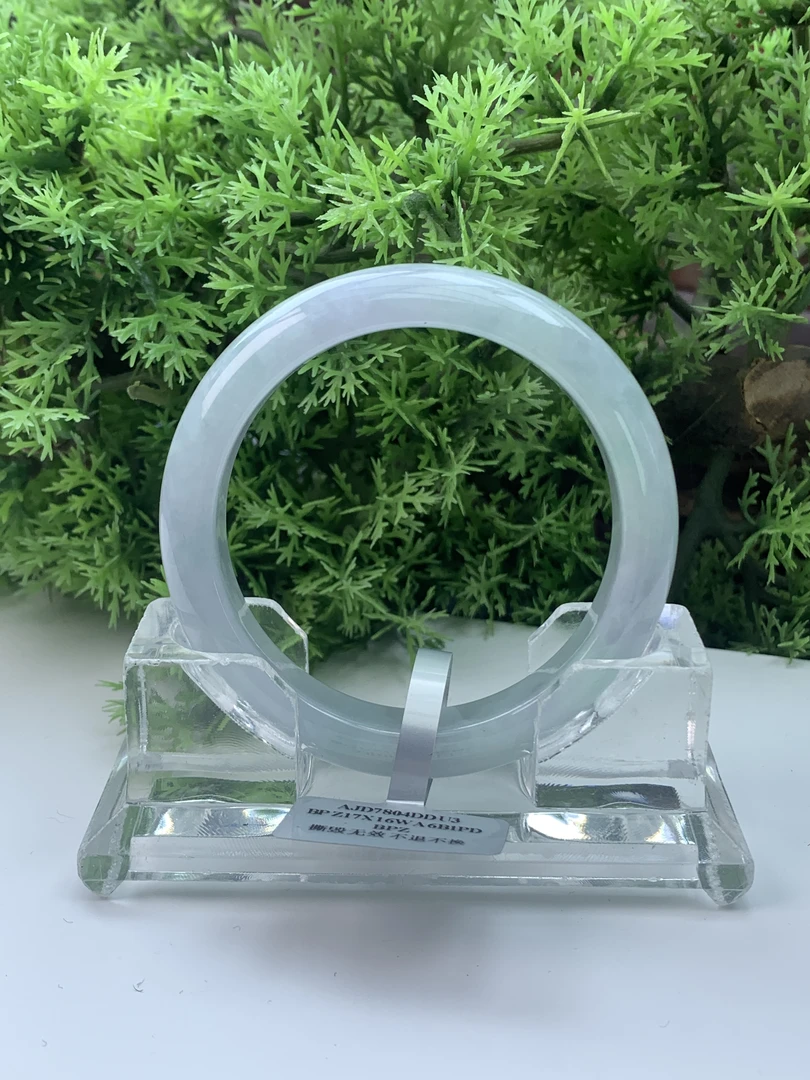 【刘思懿】天然缅甸A货翡翠手镯-P-21