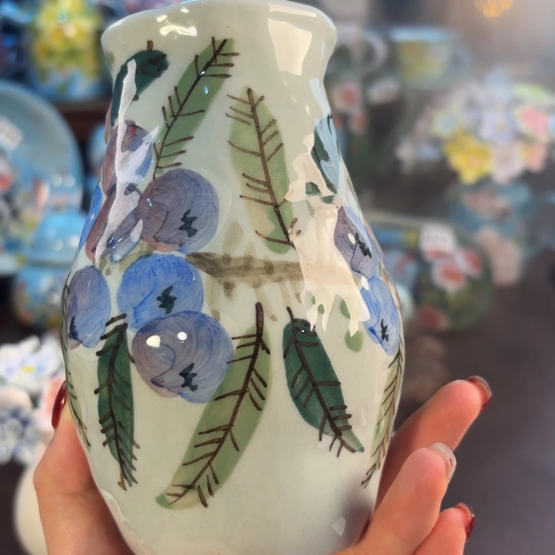 好***莲景德镇手绘高温釉下彩陶瓷茶具