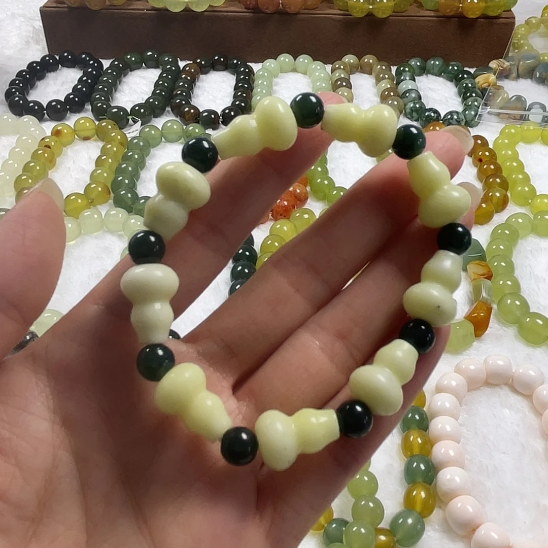 蛇纹石玉未镶嵌手串