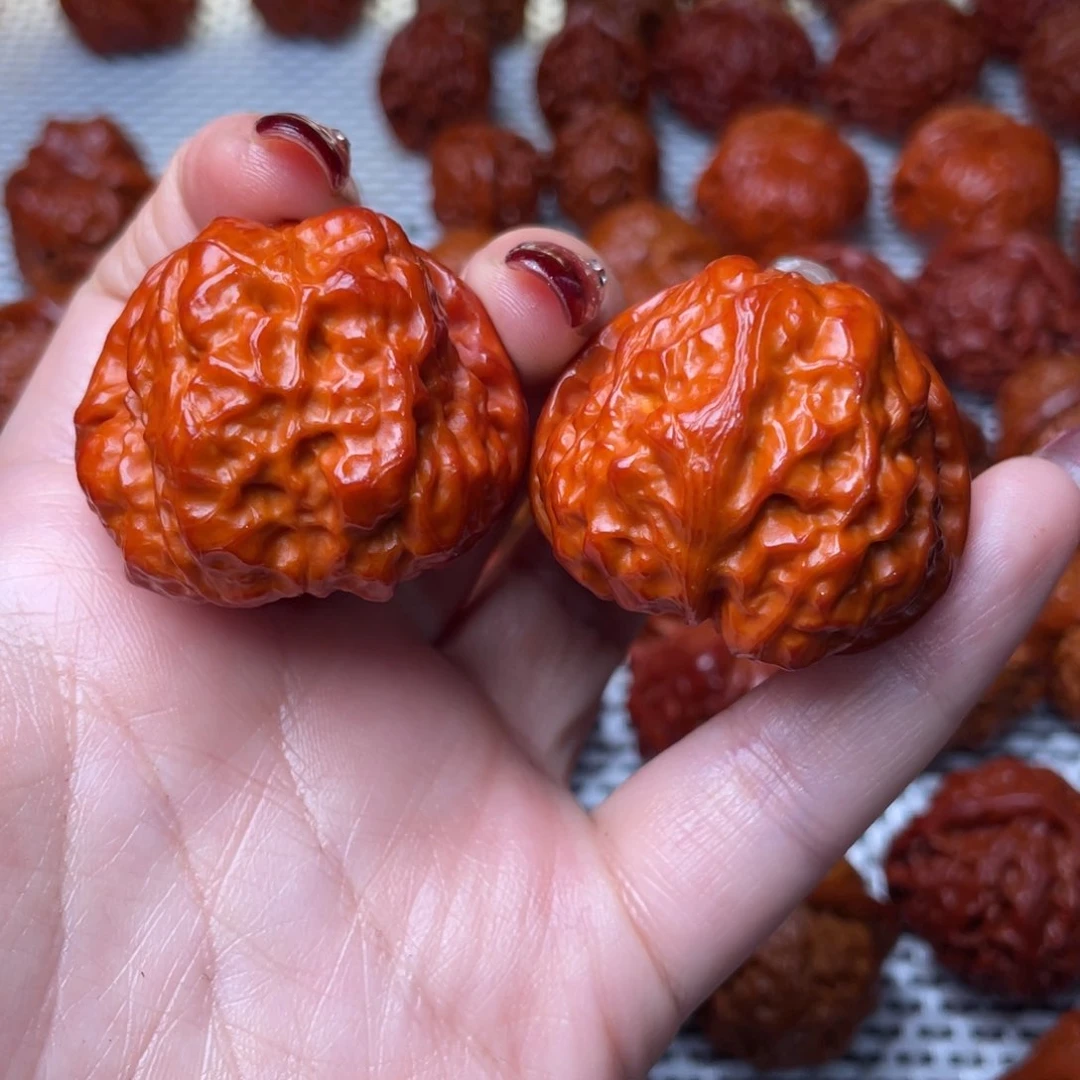 桃核吊坠文玩核桃 手把件 蛤蟆头 40