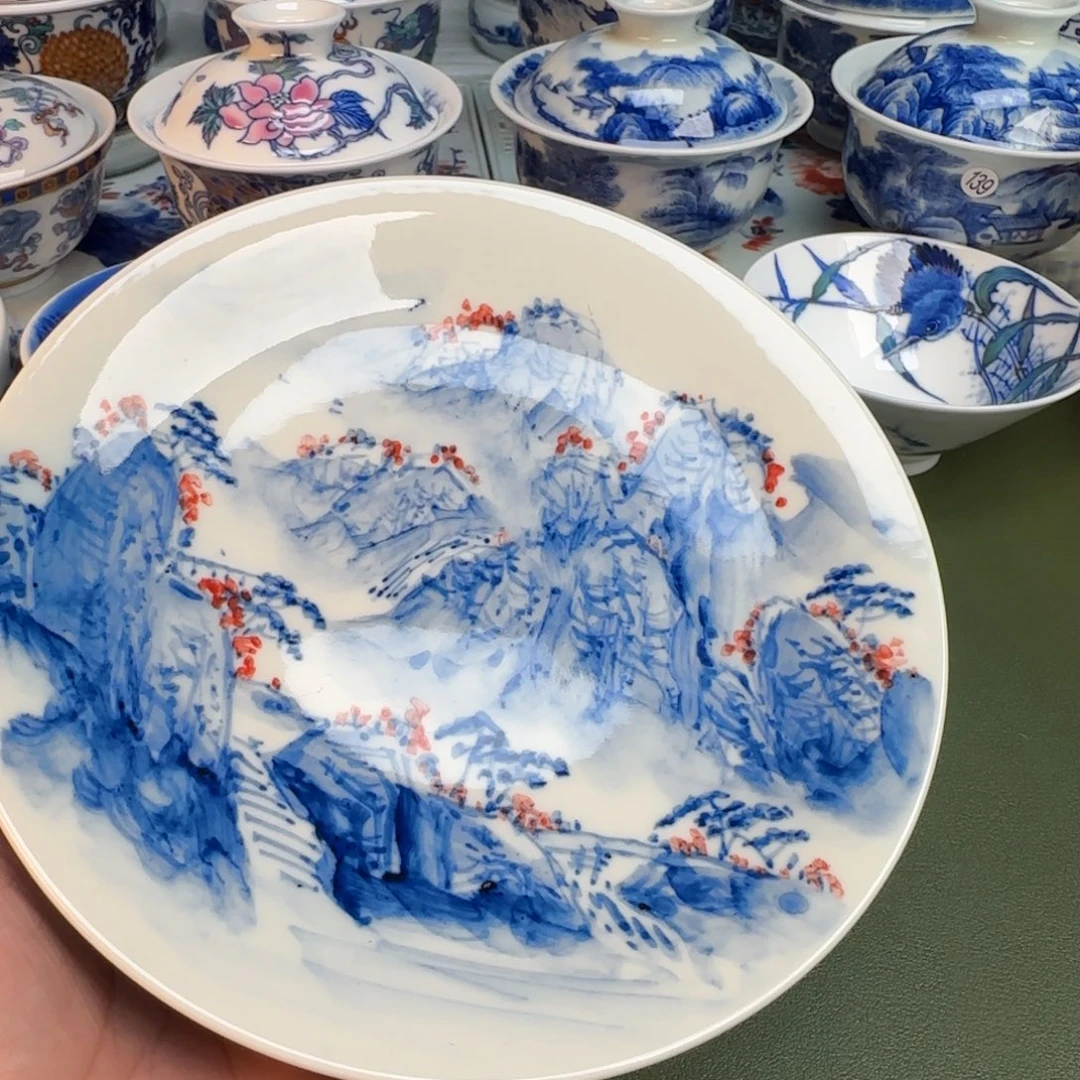 陶纯手工纯手绘茶具280