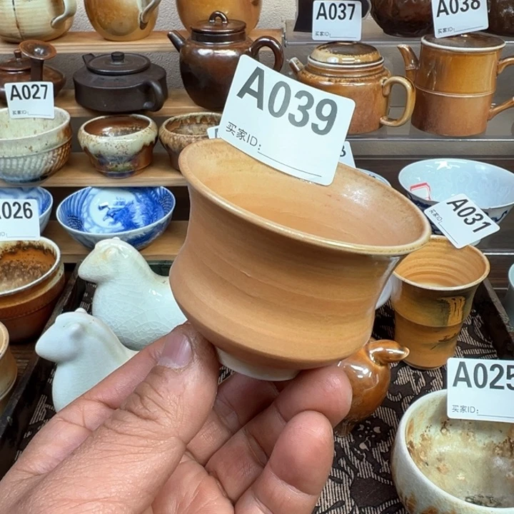 摆件039 景德镇手工柴烧茶器