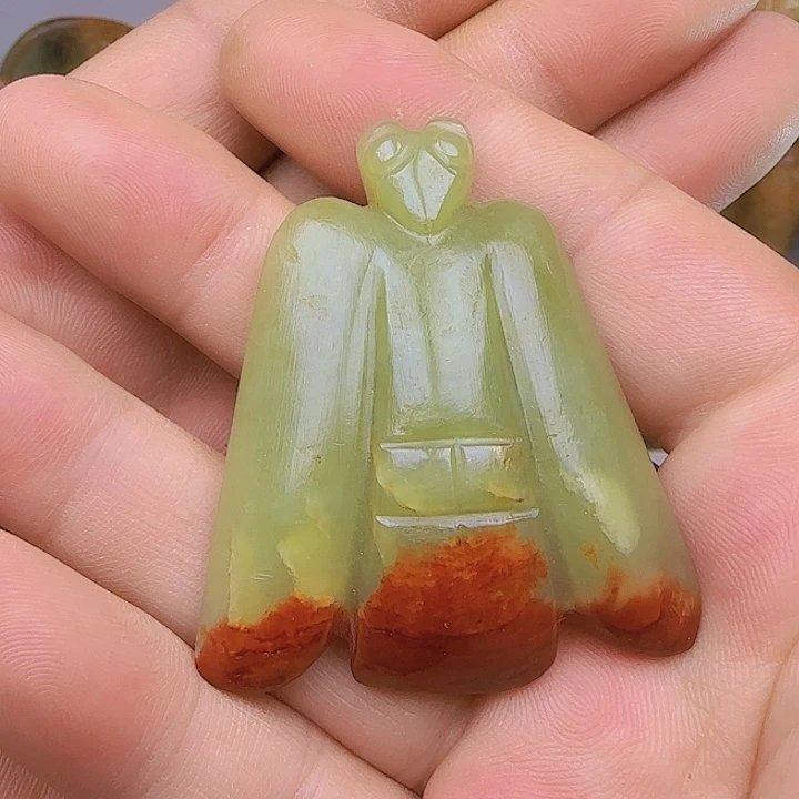 和田玉吊坠(不含链)未镶嵌