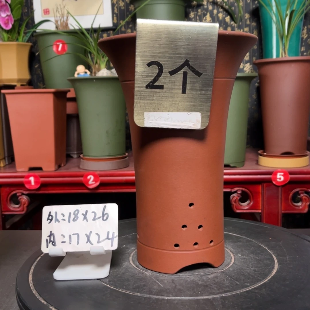 紫砂花盆紫砂花盆