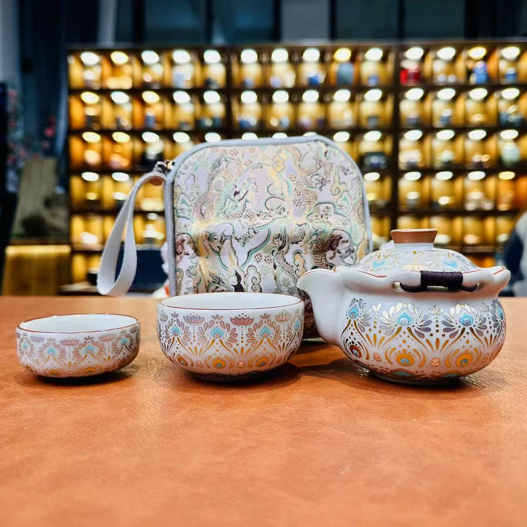 KK0595-敦煌手抓一壶两杯