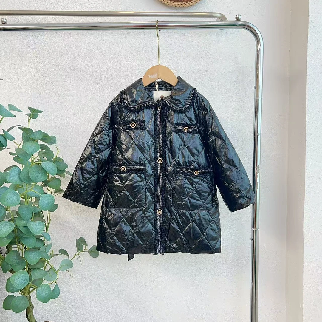 4804森黑色羽绒服