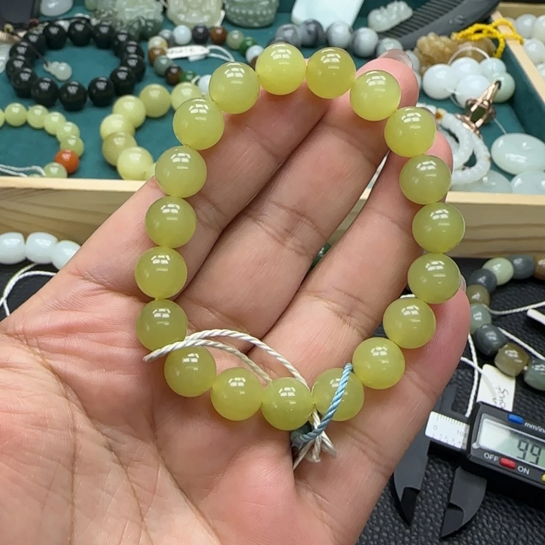 和田玉未镶嵌手链10