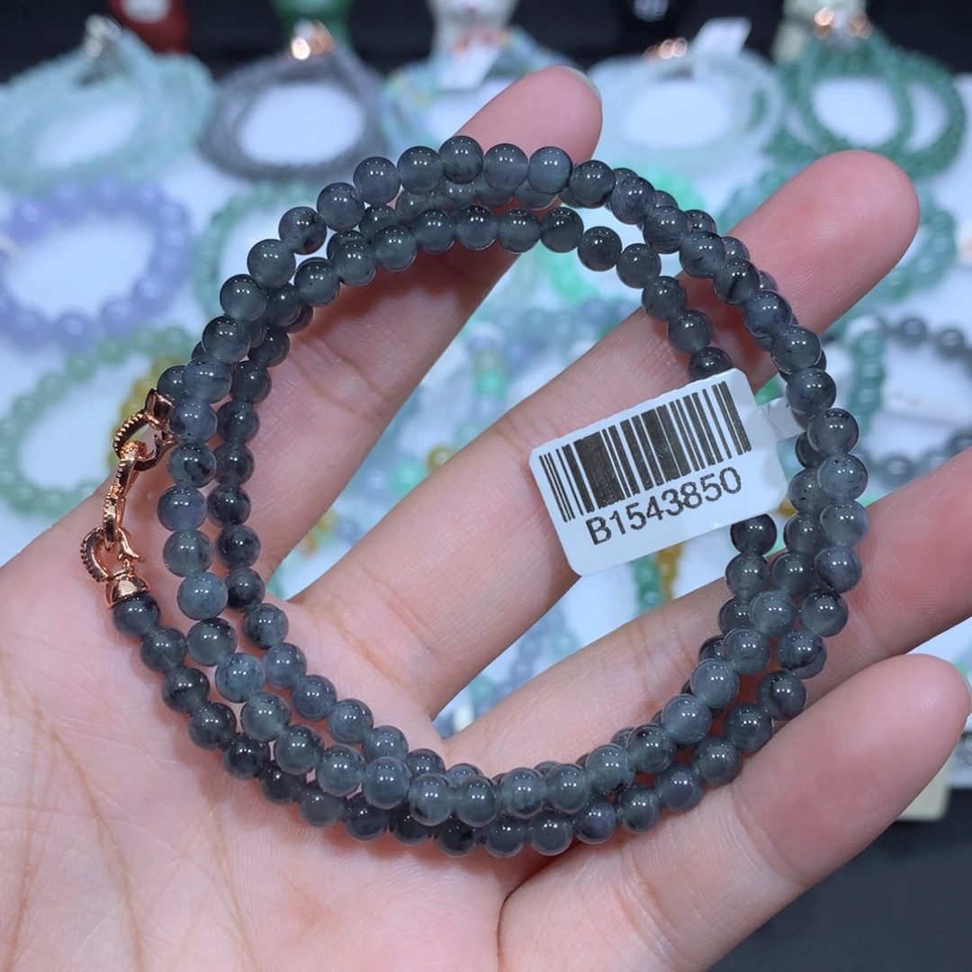 未镶嵌手串翡翠天然