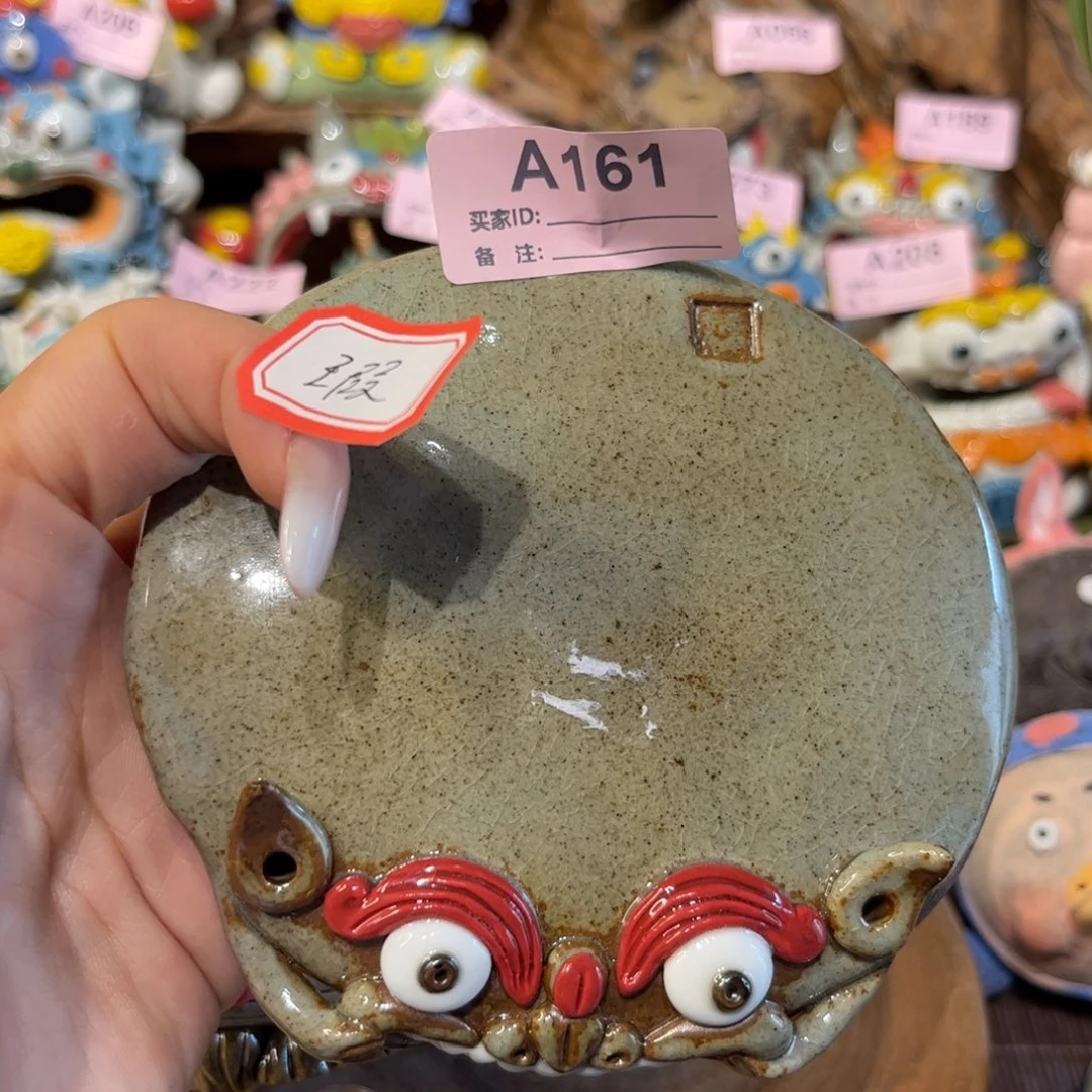 泥塑纯手工陶瓷摆件