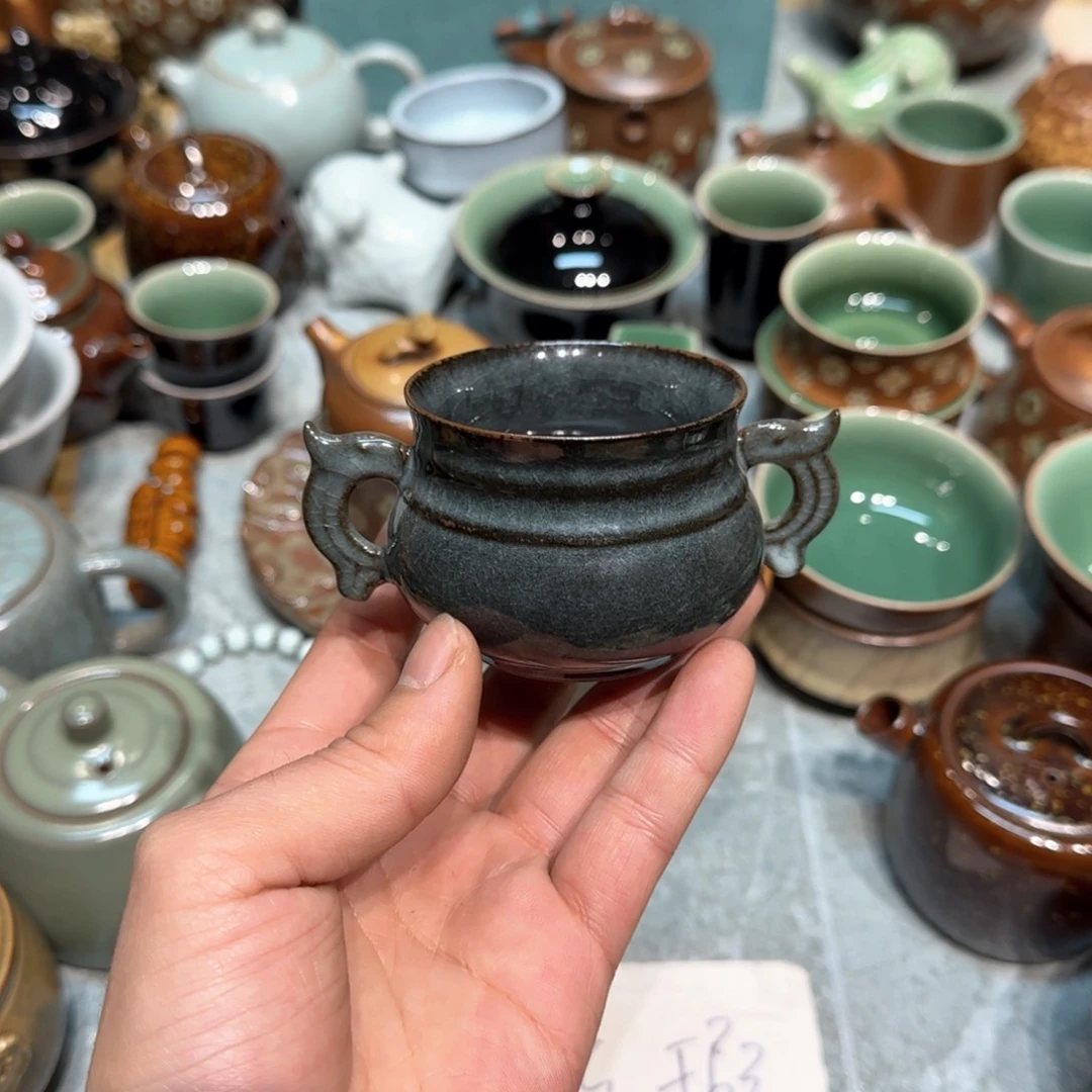 小金茶具青瓷茶器