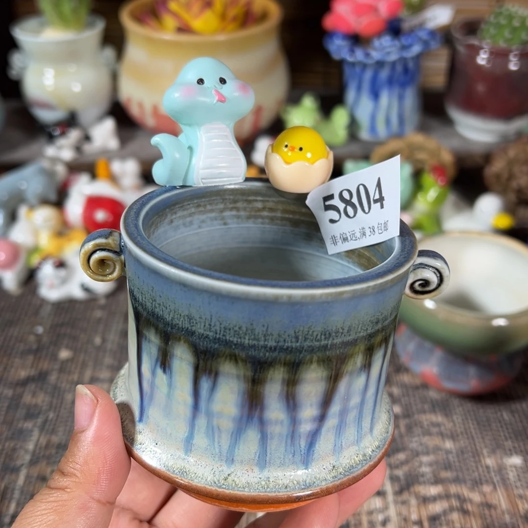 口6 手工花盆满30包邮