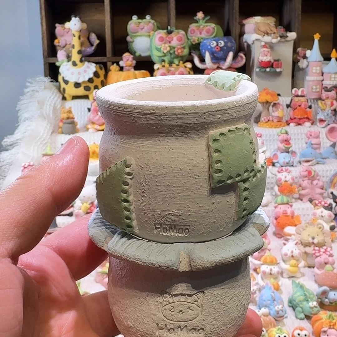 厂家直销手工花盆摆件