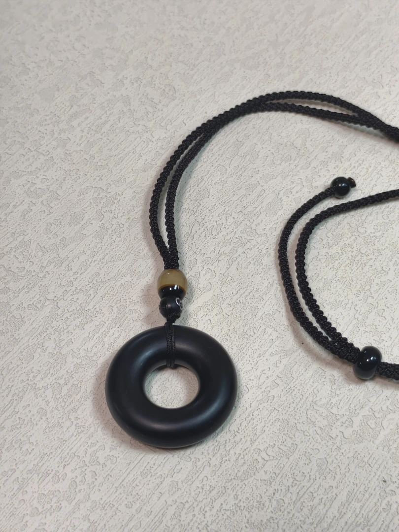 墨玉中国风甜蜜情侣通用吊坠颈饰