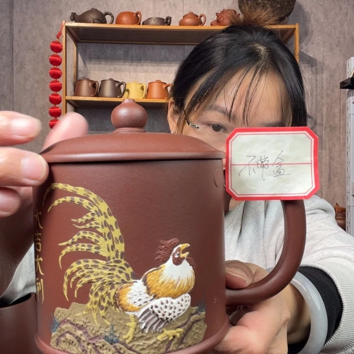 茶杯紫砂原矿紫砂杯