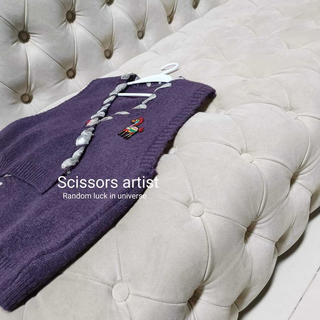 【Scissors artist】高端设计师走秀女装马甲5030