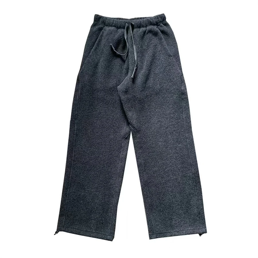 原单外贸小高家宽松休闲毛呢卫裤秋冬保暖