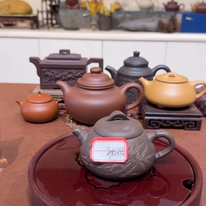 紫砂茶壶石瓢紫砂壶微微暇