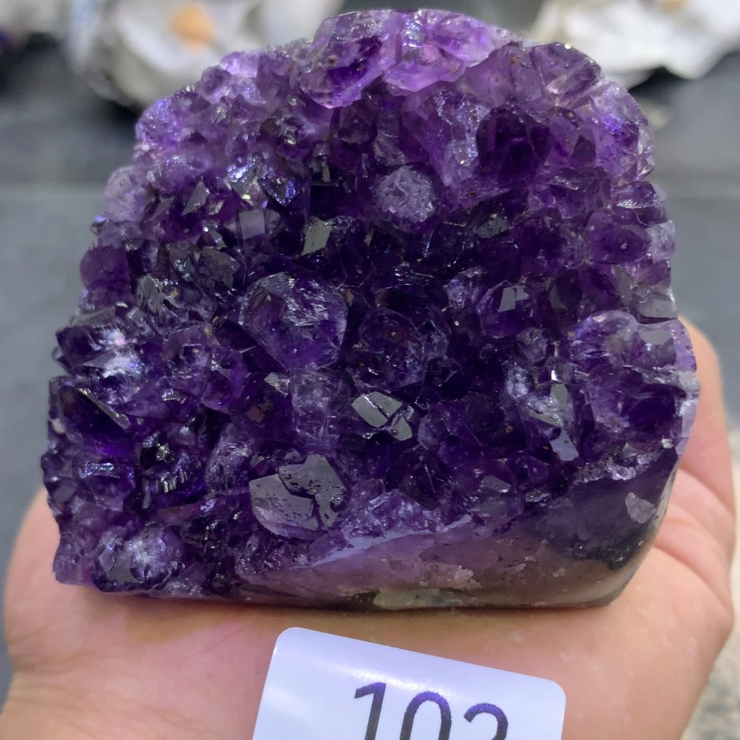 水晶摆件未镶嵌紫晶102