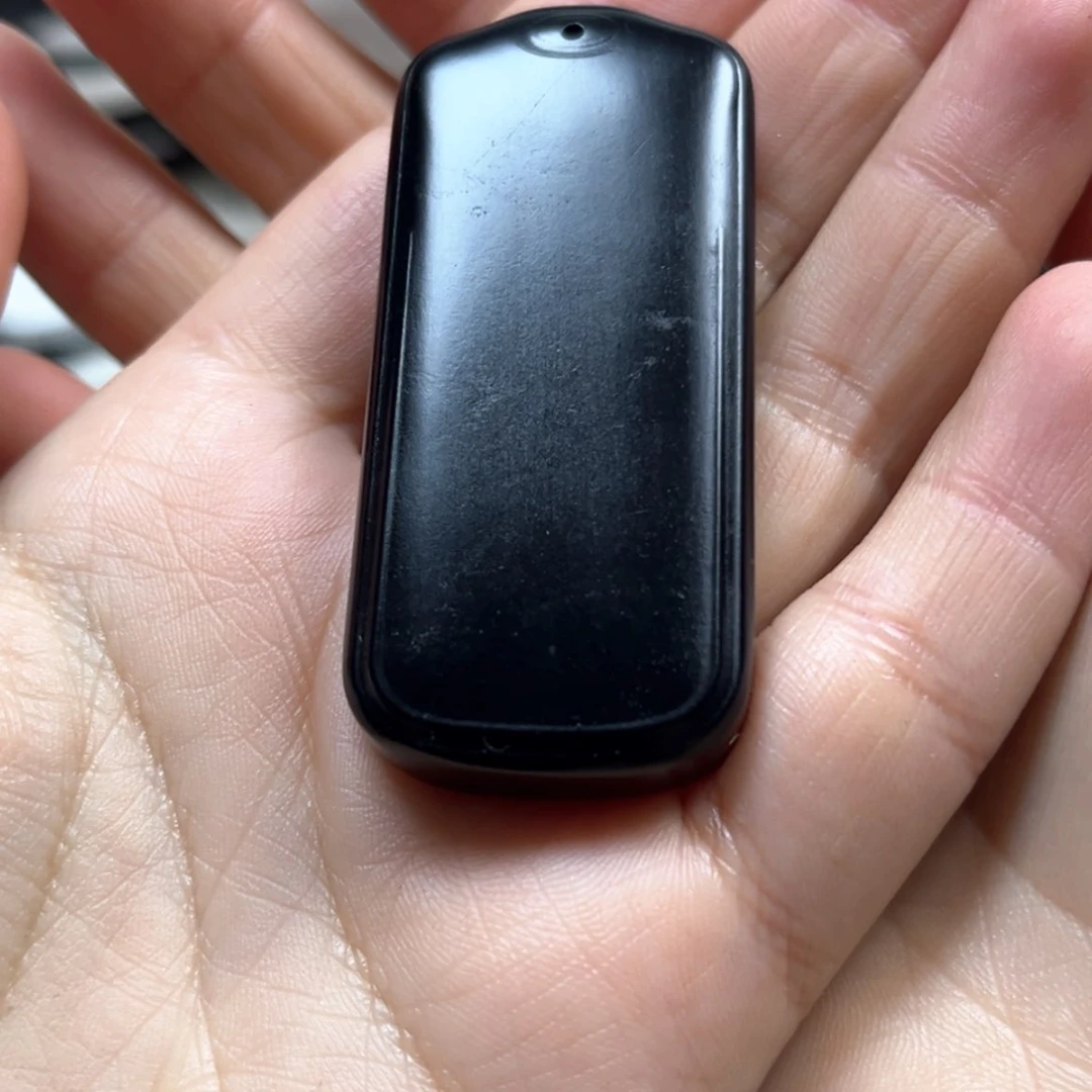 【闪购商品】和田玉（墨玉）老料珠宝级45克左右带裂未镶嵌亮