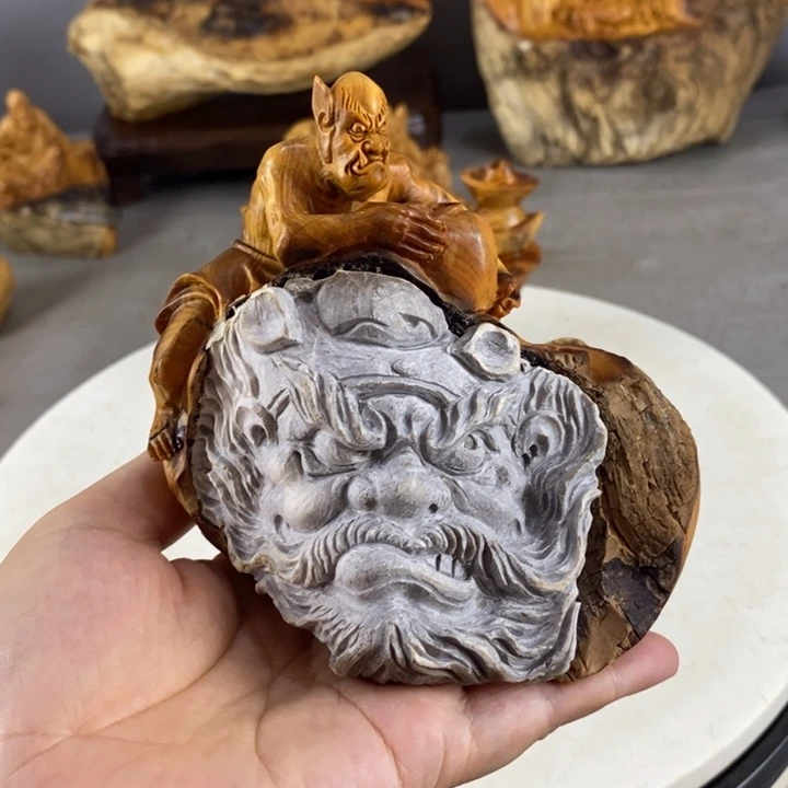 柏木（崖柏）石木雕刻