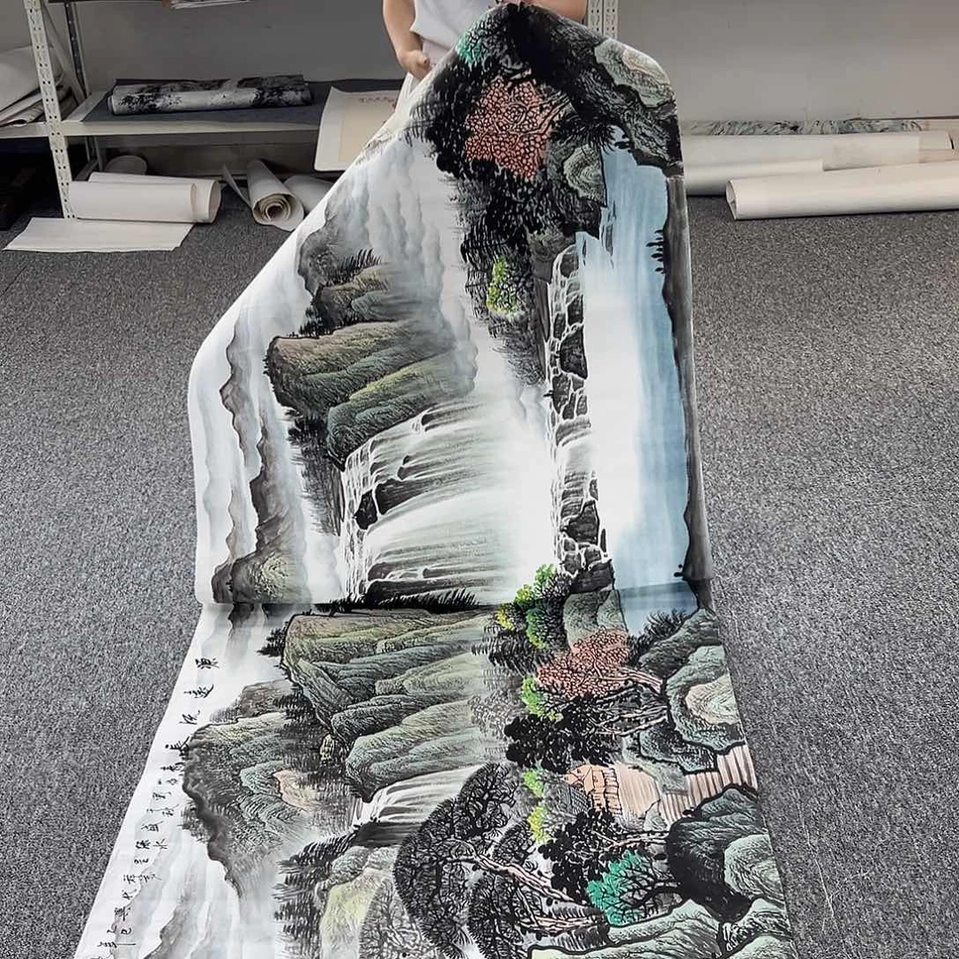国画纯手绘字画教程分享