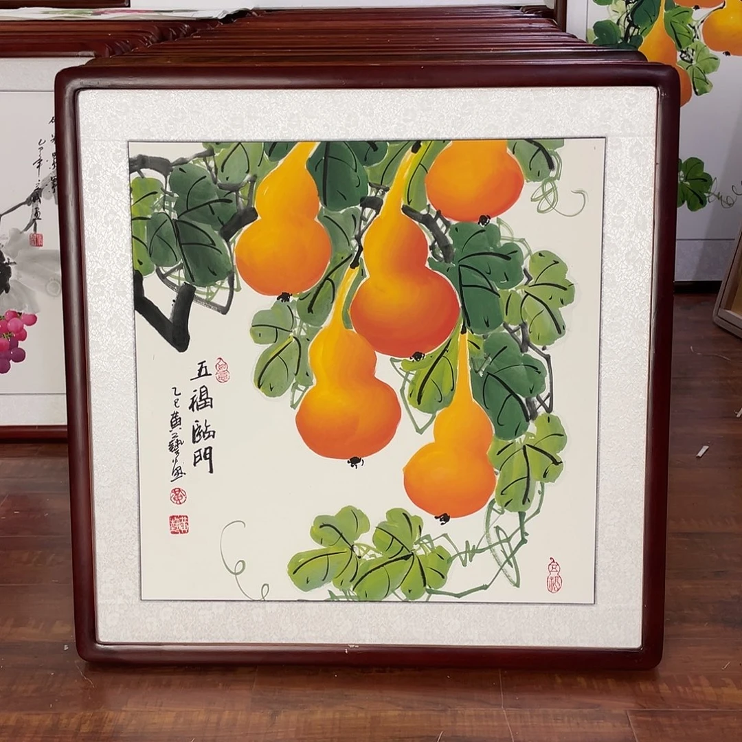 国画带框尺寸63*63厘米